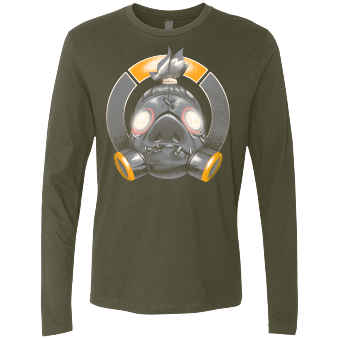 T-Shirts Military Green / Small The Ruthless Killer Men's Premium Long Sleeve