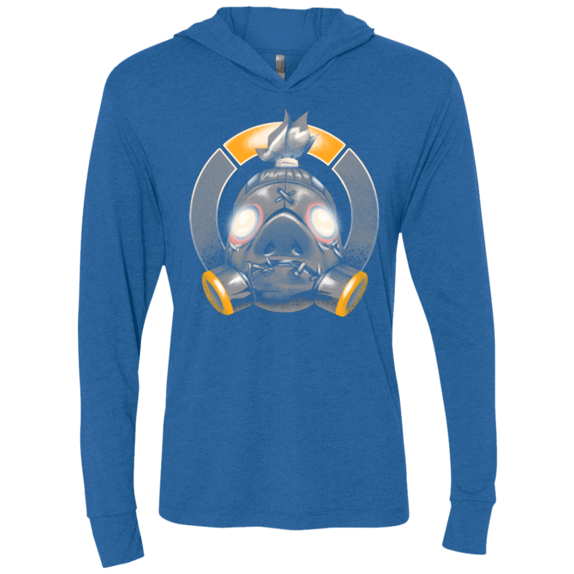 T-Shirts Vintage Royal / X-Small The Ruthless Killer Triblend Long Sleeve Hoodie Tee