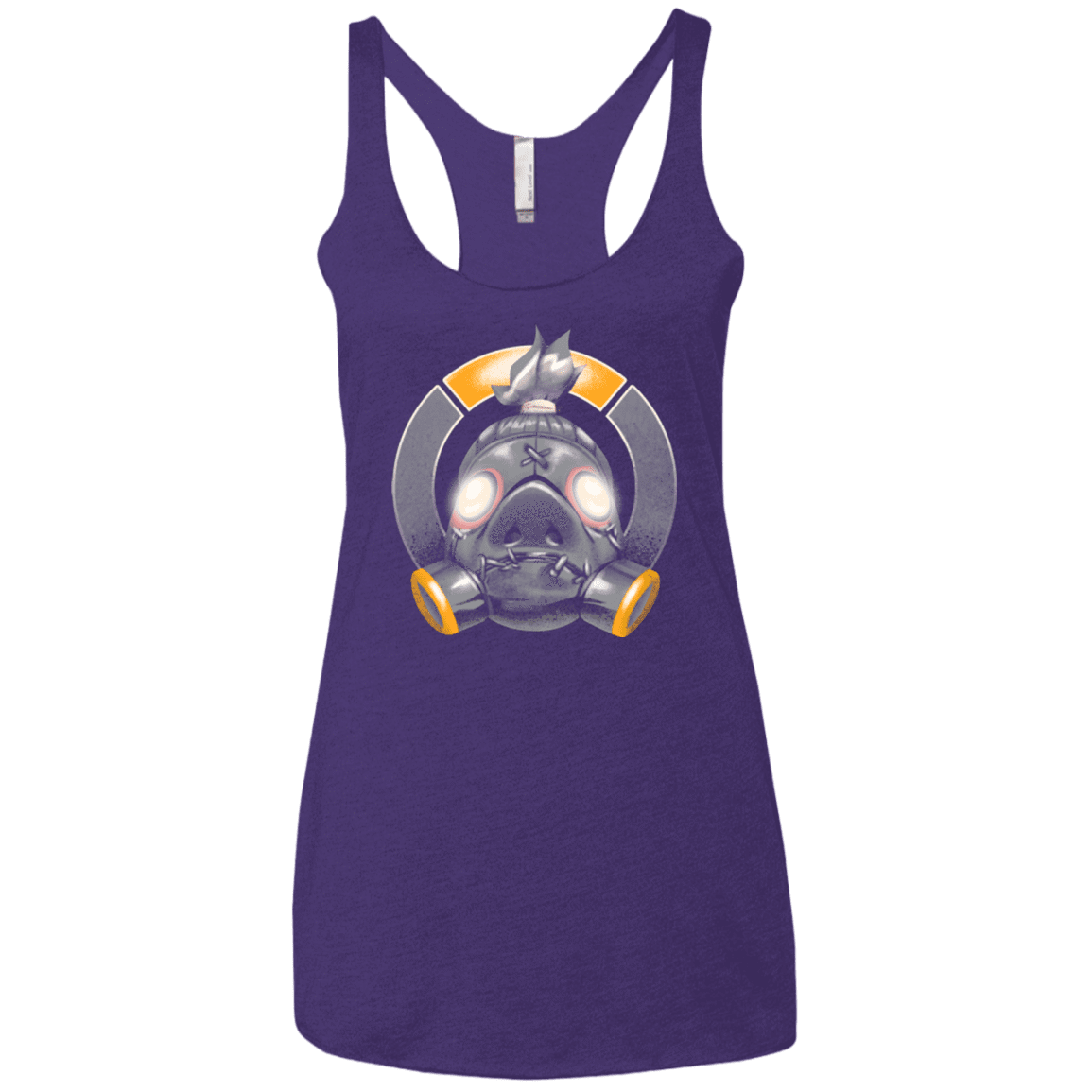 T-Shirts Purple Rush / X-Small The Ruthless Killer Women's Triblend Racerback Tank
