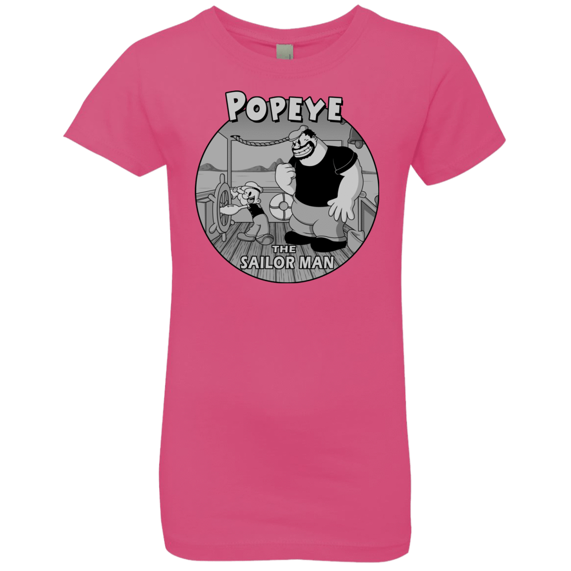 T-Shirts Hot Pink / YXS The Sailor Man Girls Premium T-Shirt