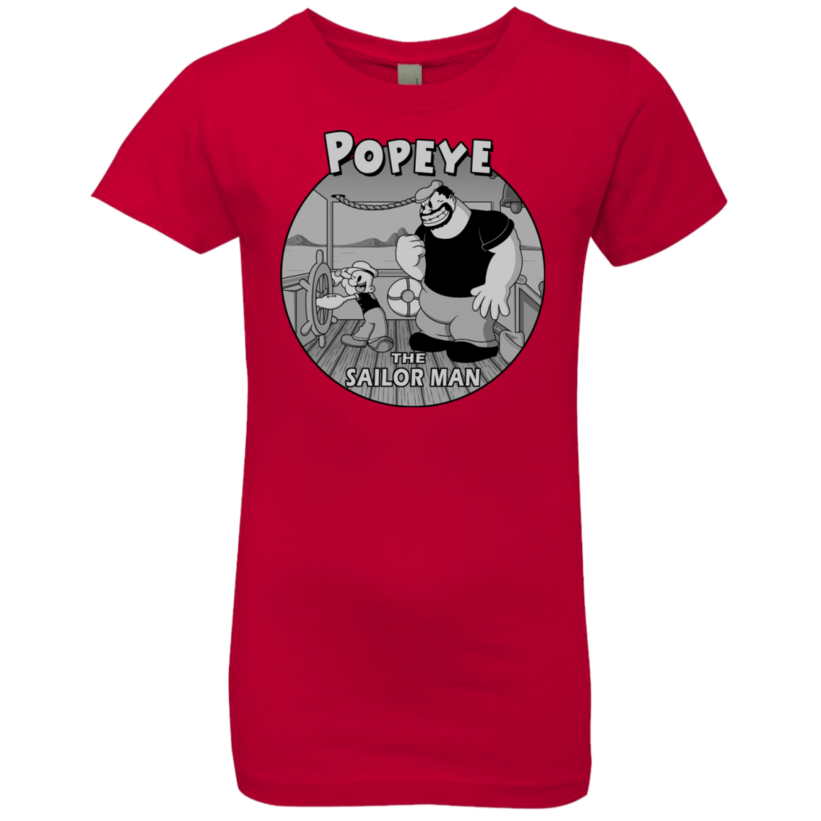 T-Shirts Red / YXS The Sailor Man Girls Premium T-Shirt