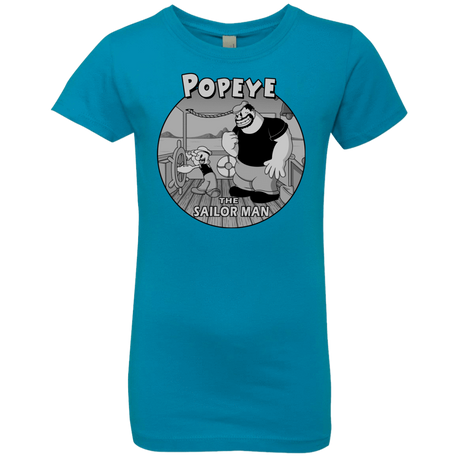 T-Shirts Turquoise / YXS The Sailor Man Girls Premium T-Shirt