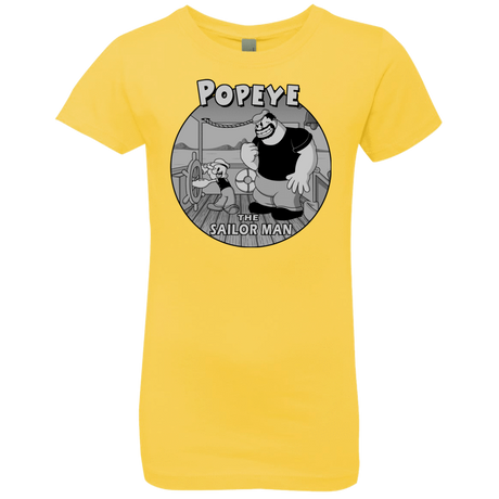 T-Shirts Vibrant Yellow / YXS The Sailor Man Girls Premium T-Shirt