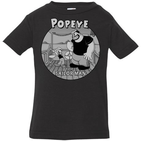 T-Shirts Black / 6 Months The Sailor Man Infant Premium T-Shirt