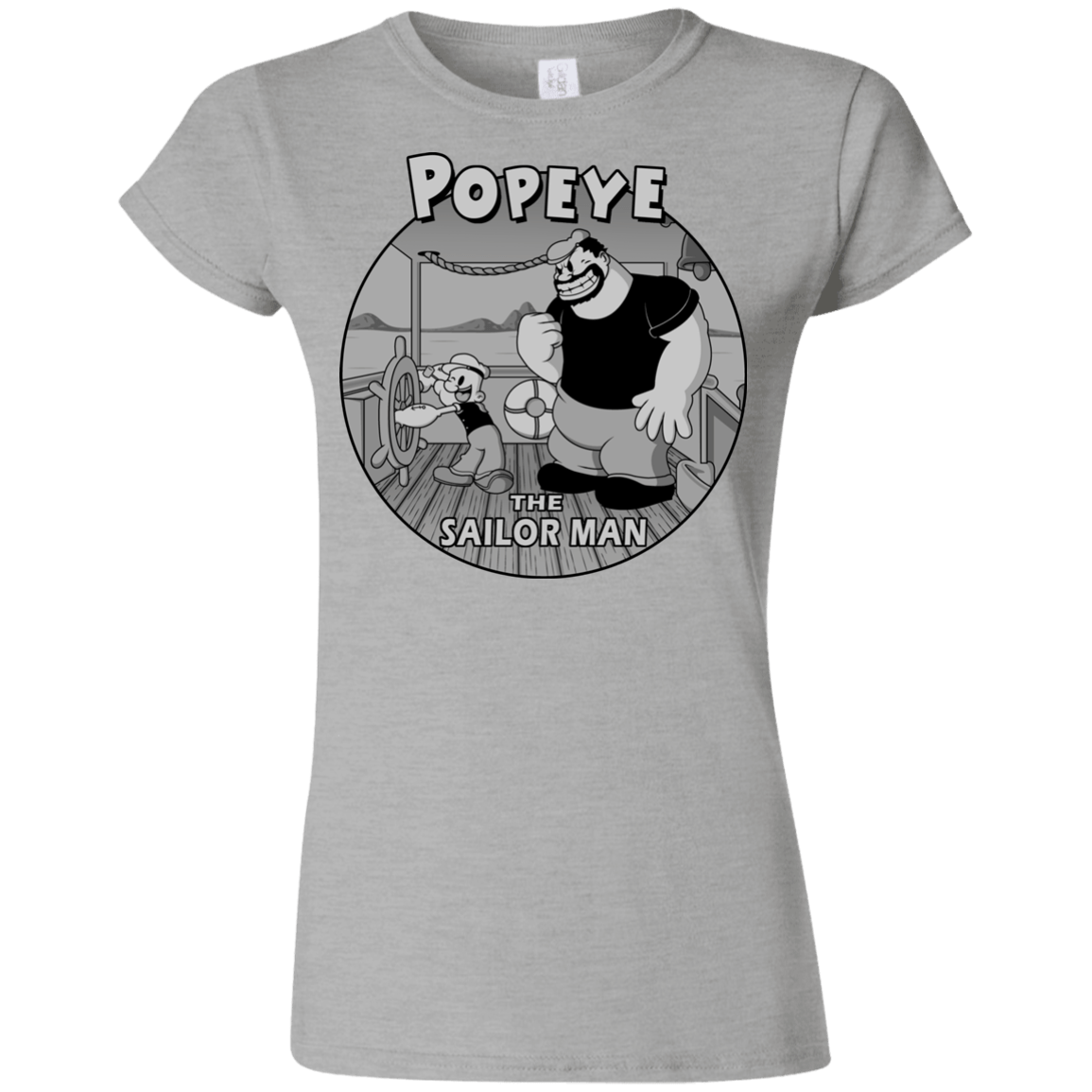 T-Shirts Sport Grey / S The Sailor Man Junior Slimmer-Fit T-Shirt