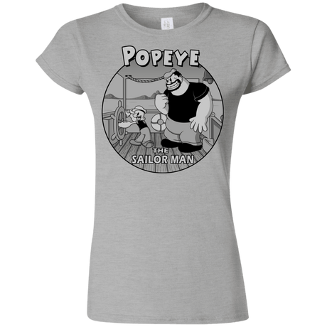 T-Shirts Sport Grey / S The Sailor Man Junior Slimmer-Fit T-Shirt