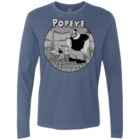 T-Shirts Indigo / S The Sailor Man Men's Premium Long Sleeve