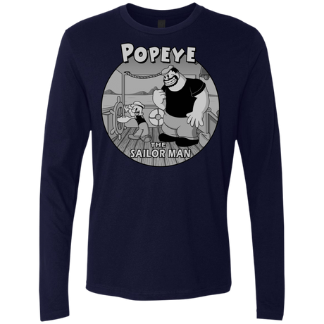 T-Shirts Midnight Navy / S The Sailor Man Men's Premium Long Sleeve