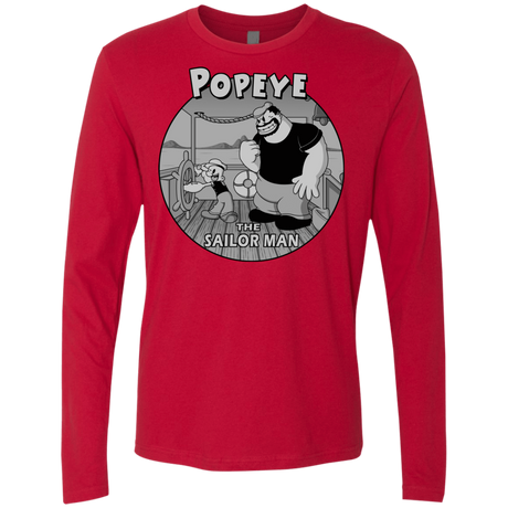 T-Shirts Red / S The Sailor Man Men's Premium Long Sleeve