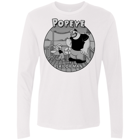 T-Shirts White / S The Sailor Man Men's Premium Long Sleeve
