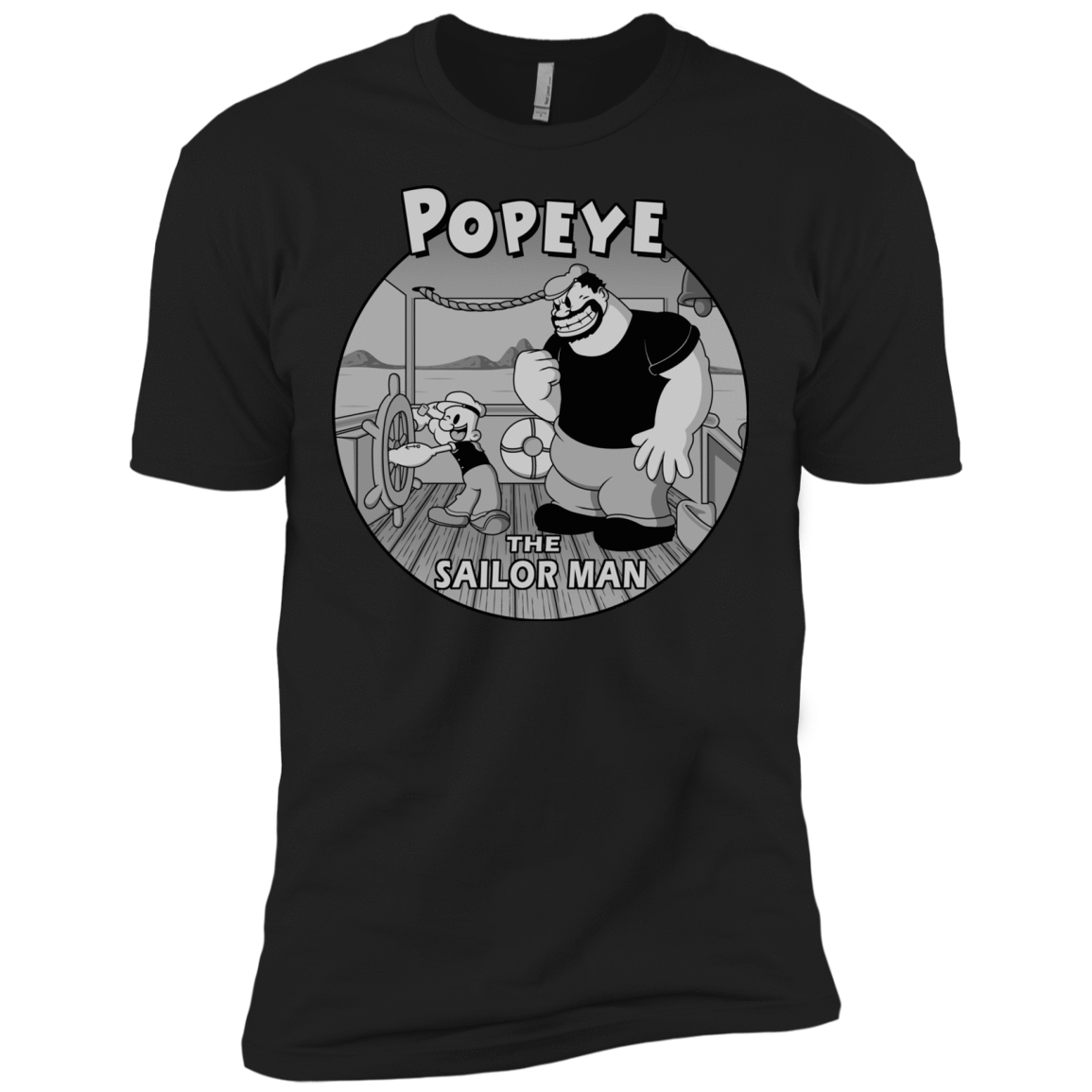 T-Shirts Black / X-Small The Sailor Man Men's Premium T-Shirt