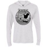 The Sailor Man Triblend Long Sleeve Hoodie Tee