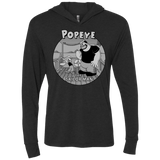 T-Shirts Vintage Black / X-Small The Sailor Man Triblend Long Sleeve Hoodie Tee