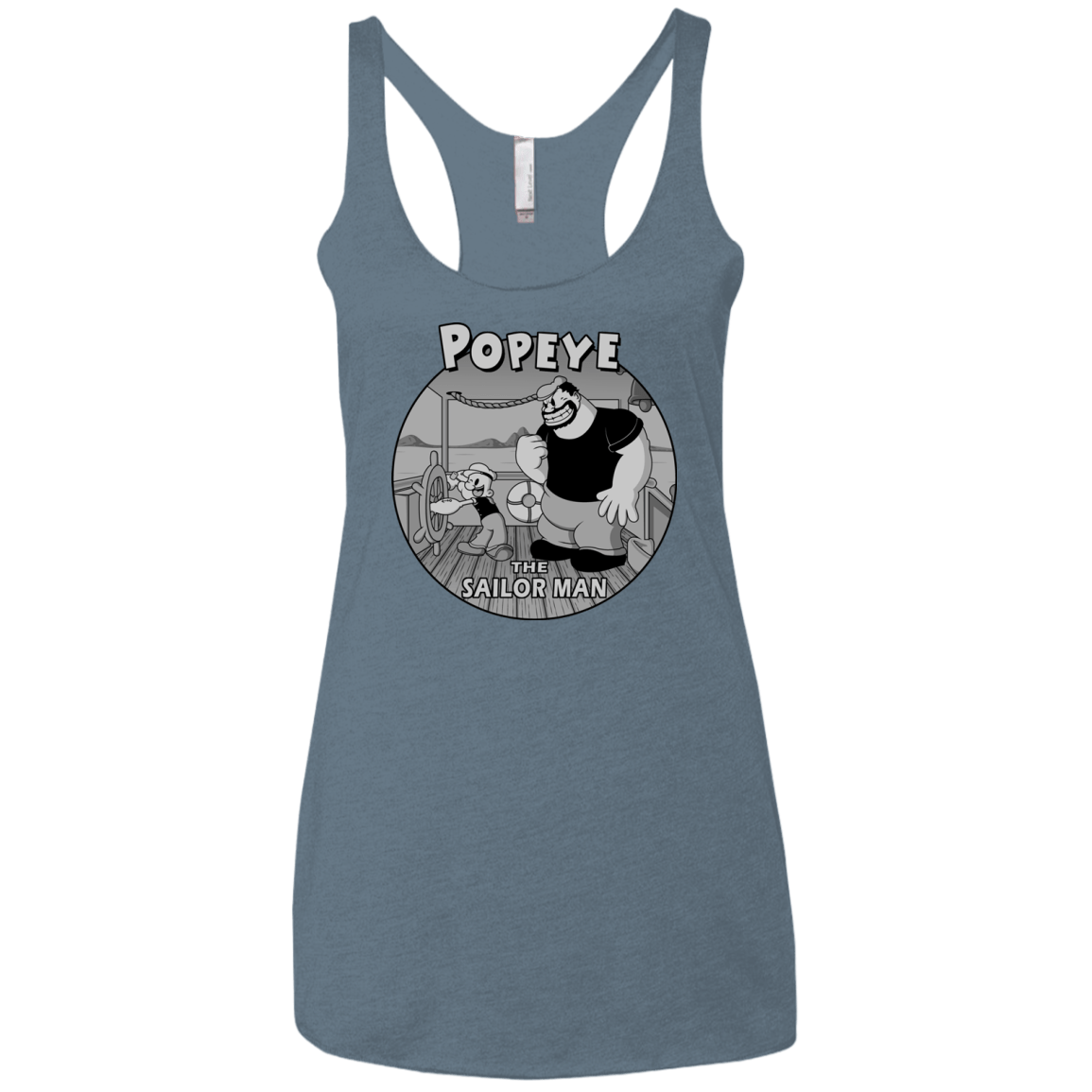 The Sailor Man Women's Triblend Racerback Tank