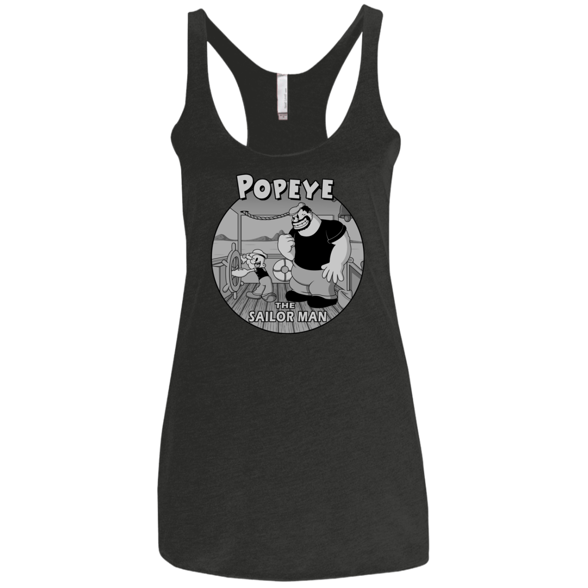 The Sailor Man Women's Triblend Racerback Tank