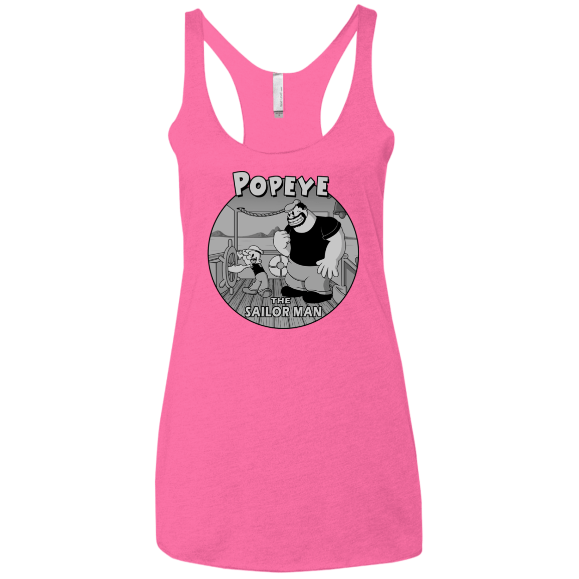 The Sailor Man Women's Triblend Racerback Tank