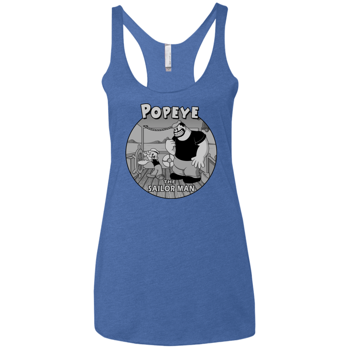 The Sailor Man Women's Triblend Racerback Tank