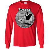 T-Shirts Red / YS The Sailor Man Youth Long Sleeve T-Shirt