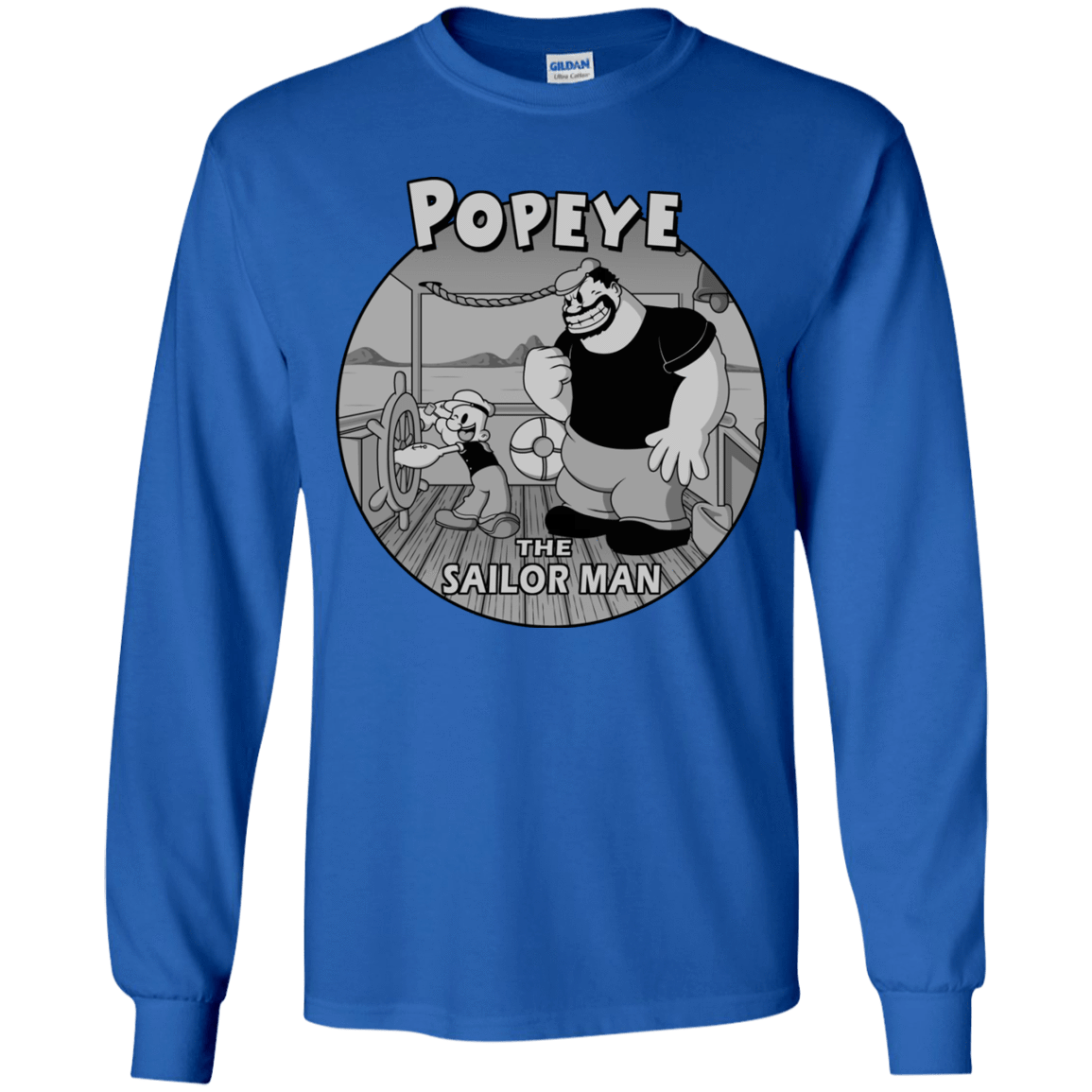 T-Shirts Royal / YS The Sailor Man Youth Long Sleeve T-Shirt