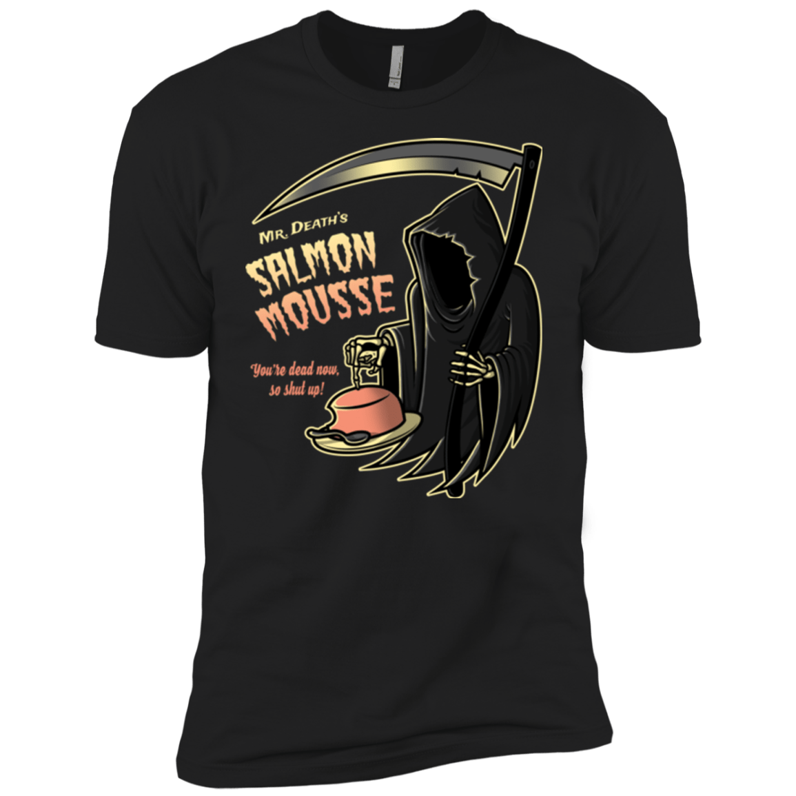 T-Shirts Black / YXS The Salmon Mousse Boys Premium T-Shirt