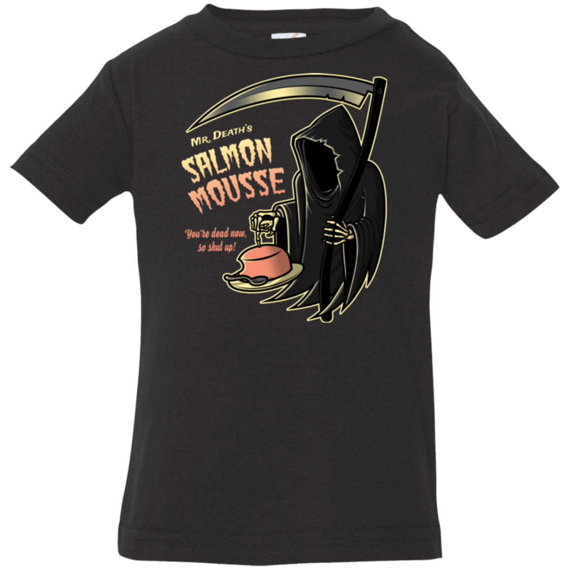 T-Shirts Black / 6 Months The Salmon Mousse Infant Premium T-Shirt