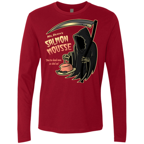 T-Shirts Cardinal / Small The Salmon Mousse Men's Premium Long Sleeve