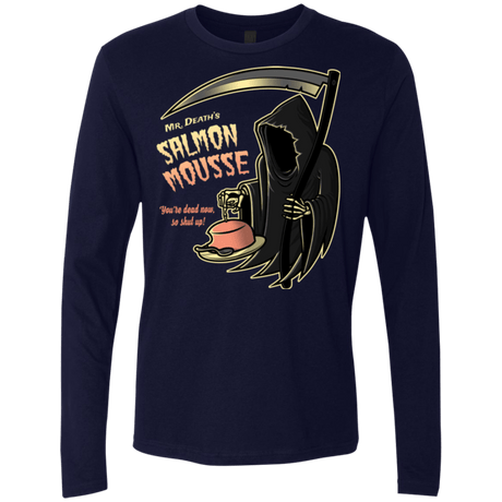 T-Shirts Midnight Navy / Small The Salmon Mousse Men's Premium Long Sleeve