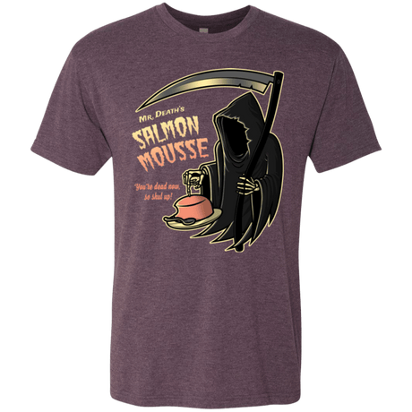 T-Shirts Vintage Purple / Small The Salmon Mousse Men's Triblend T-Shirt