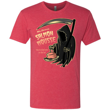T-Shirts Vintage Red / Small The Salmon Mousse Men's Triblend T-Shirt