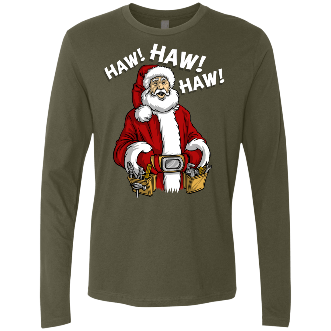 T-Shirts Military Green / Small The Santa Clause tool man Taylor Men's Premium Long Sleeve