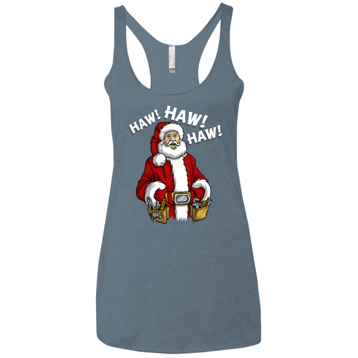 T-Shirts Indigo / X-Small The Santa Clause tool man Taylor Women's Triblend Racerback Tank