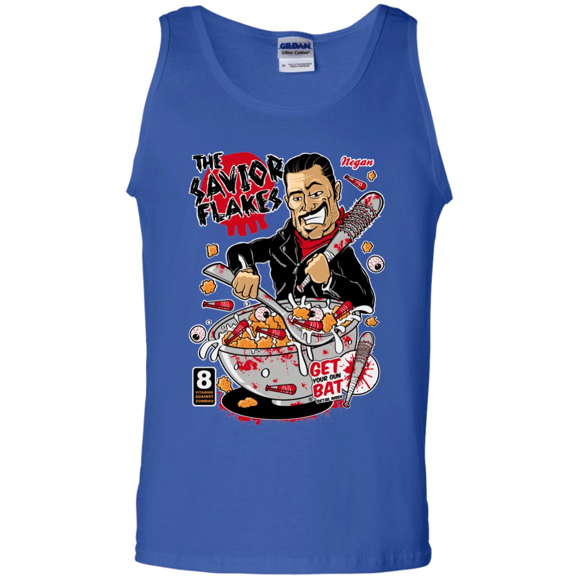 T-Shirts Royal / S The Savior Flakes Men's Tank Top