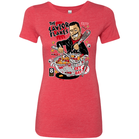 T-Shirts Vintage Red / S The Savior Flakes Women's Triblend T-Shirt