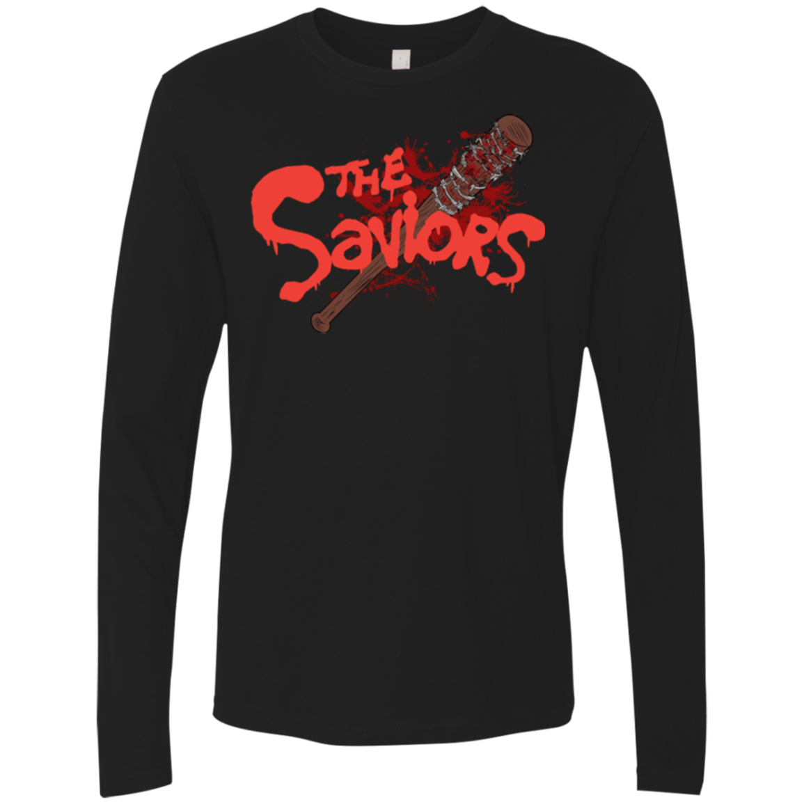 T-Shirts Black / Small The Saviors Men's Premium Long Sleeve