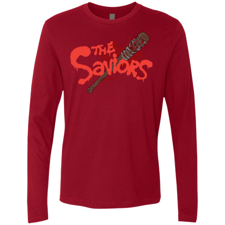 T-Shirts Cardinal / Small The Saviors Men's Premium Long Sleeve