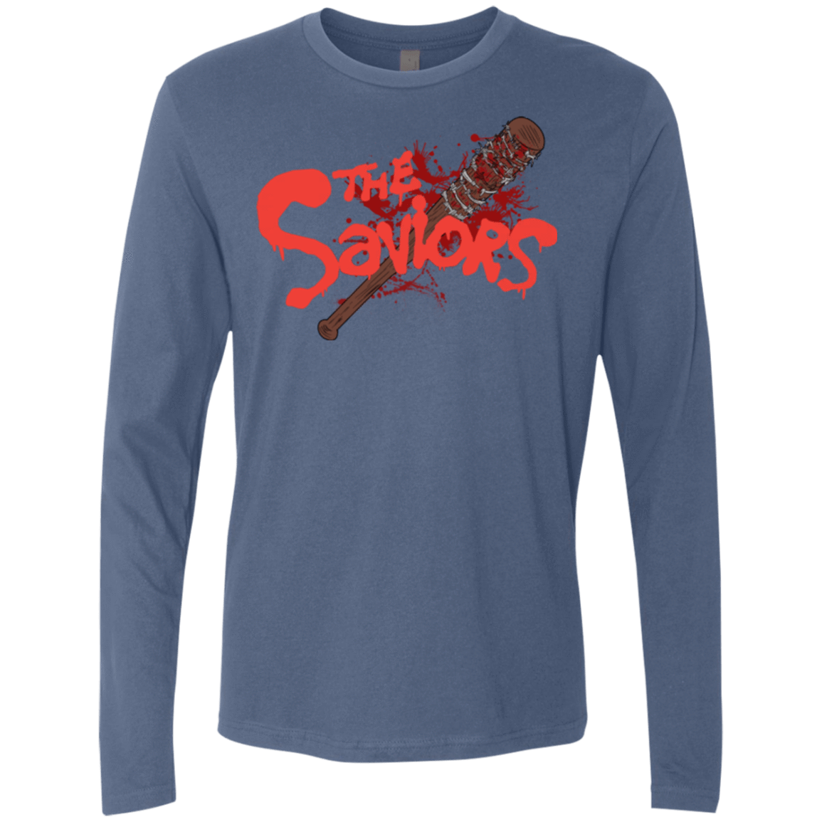 T-Shirts Indigo / Small The Saviors Men's Premium Long Sleeve