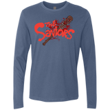 T-Shirts Indigo / Small The Saviors Men's Premium Long Sleeve