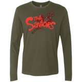 T-Shirts Military Green / Small The Saviors Men's Premium Long Sleeve