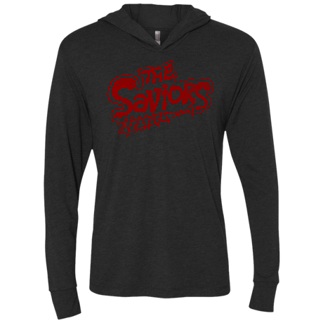 T-Shirts Vintage Black / X-Small The Saviors Triblend Long Sleeve Hoodie Tee