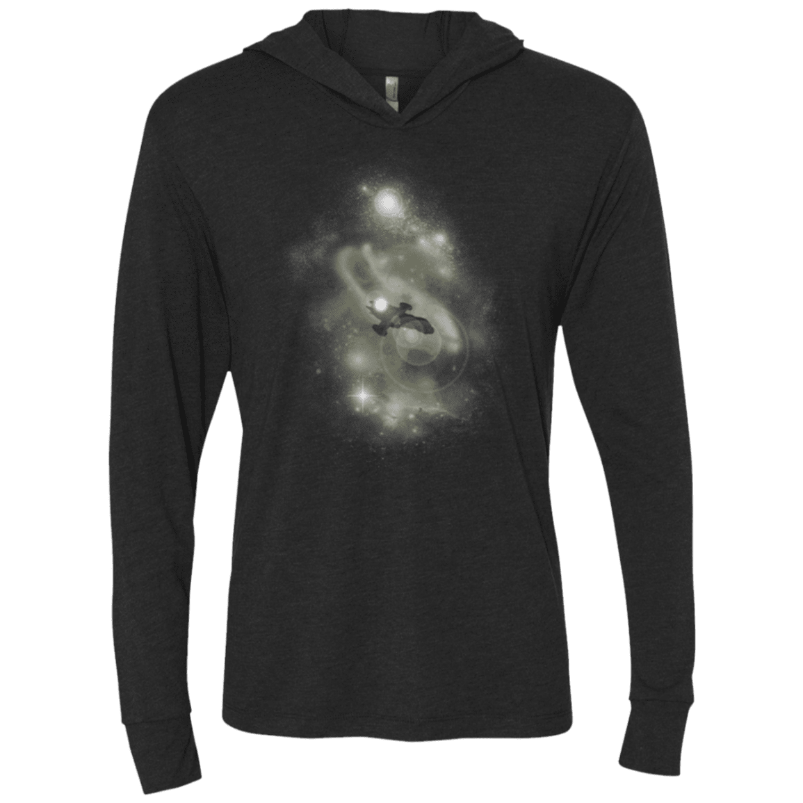 T-Shirts Vintage Black / X-Small The Serenity Triblend Long Sleeve Hoodie Tee