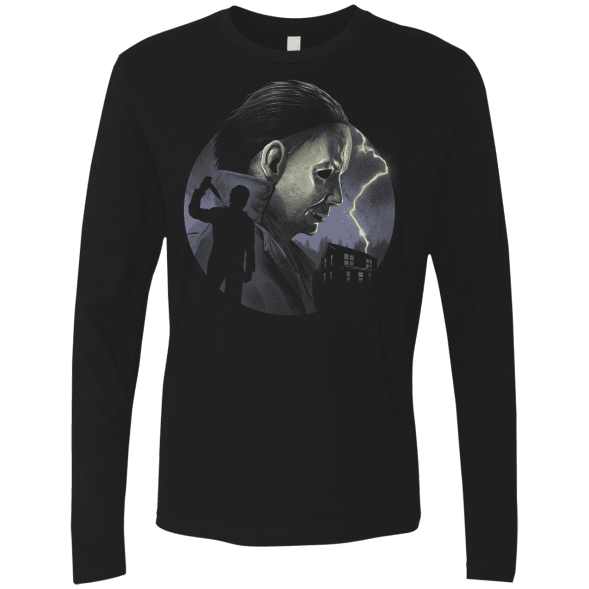 T-Shirts Black / S The Shaped Slasher Men's Premium Long Sleeve