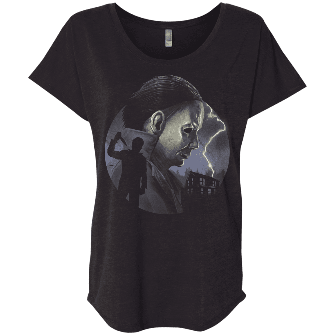 T-Shirts Vintage Black / X-Small The Shaped Slasher Triblend Dolman Sleeve