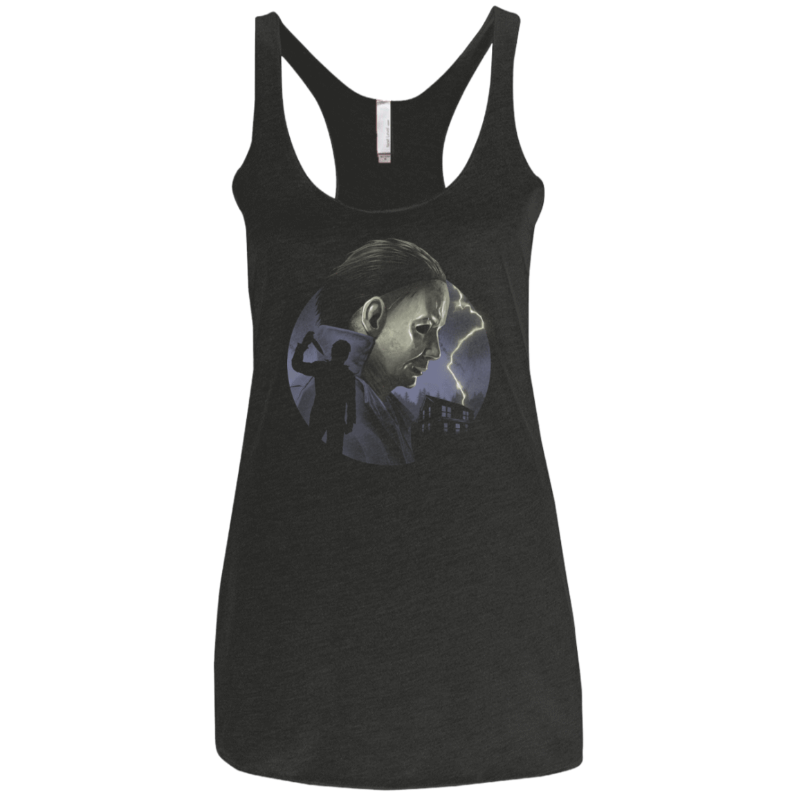 T-Shirts Vintage Black / X-Small The Shaped Slasher Women's Triblend Racerback Tank