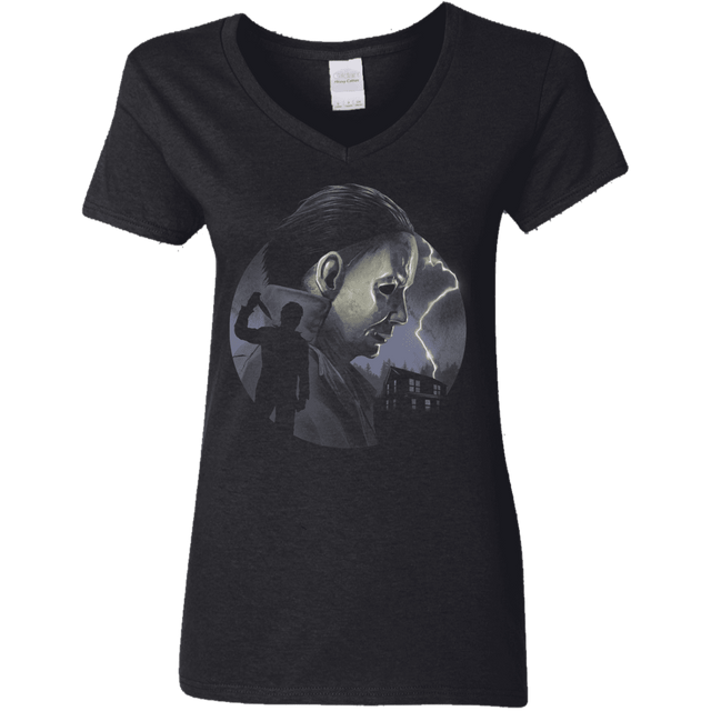 T-Shirts Black / S The Shaped Slasher Women's V-Neck T-Shirt