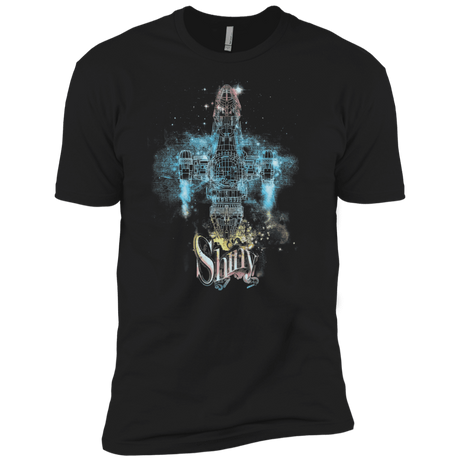 T-Shirts Black / X-Small The Shiniest Spaceship Men's Premium T-Shirt