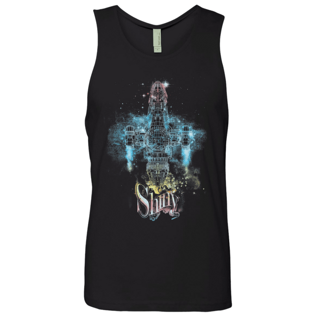 T-Shirts Black / S The Shiniest Spaceship Men's Premium Tank Top