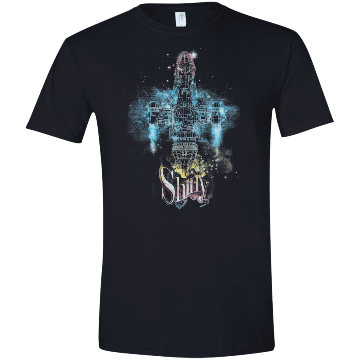 The Shiniest Spaceship Men's Semi-Fitted Softstyle