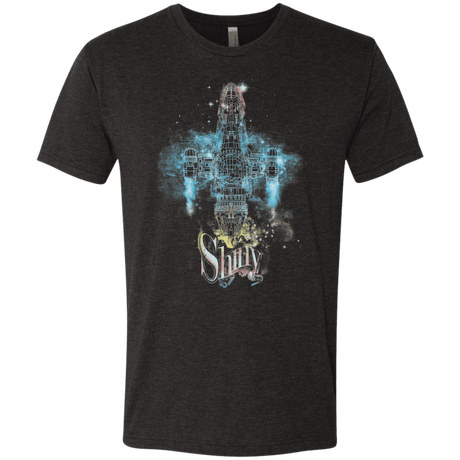 T-Shirts Vintage Black / S The Shiniest Spaceship Men's Triblend T-Shirt