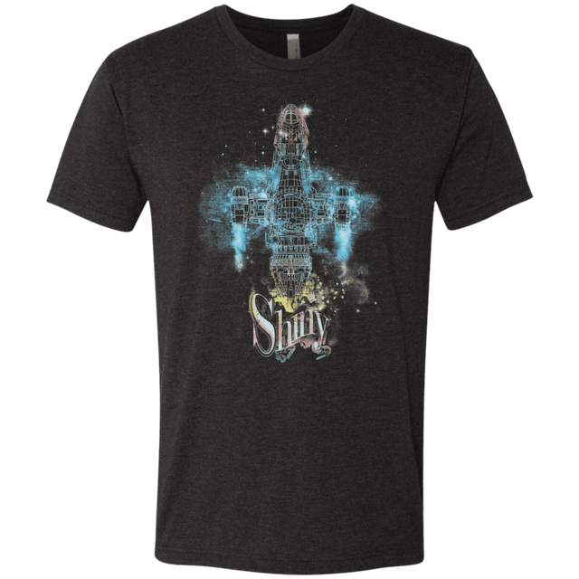 T-Shirts Vintage Black / S The Shiniest Spaceship Men's Triblend T-Shirt