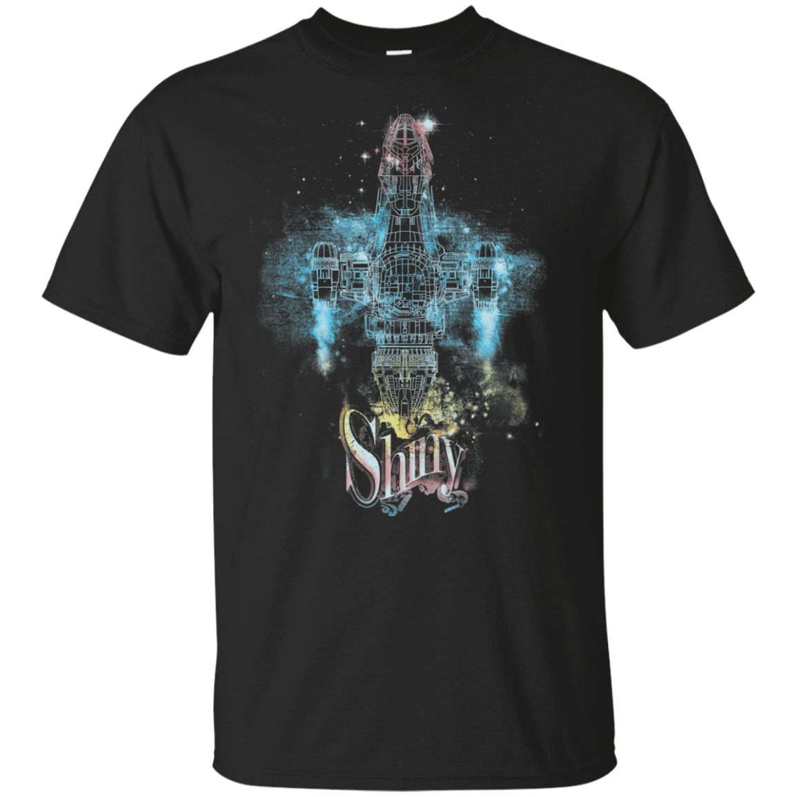 T-Shirts Black / YXS The Shiniest Spaceship Youth T-Shirt